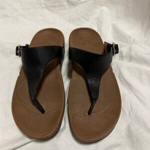 Fitflop Black and Brown Women's Sandals